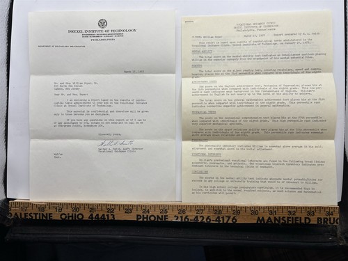 1958 drexel institute - institute, of