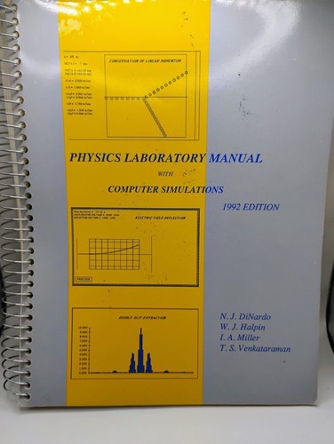 Physics laboratory manual - laboratory, with