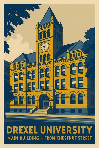 Poster edificio principale - edificio,